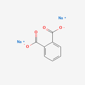 Chemical structure of Sodium phthalate