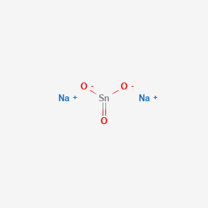 Chemical structure of Sodium stannate