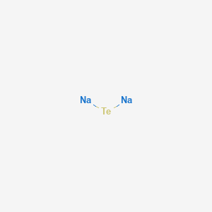 Chemical structure of Sodium telluride