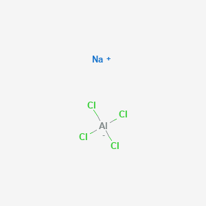 Chemical structure of Sodium tetrachloroaluminate
