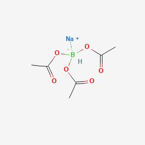 Chemical structure of Sodium triacetoxyborohydride
