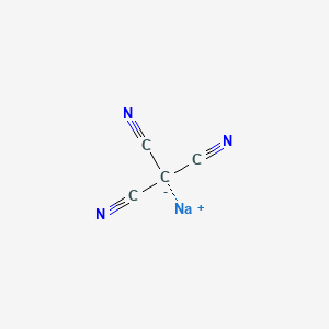 Chemical structure of Sodium tricyanomethanide