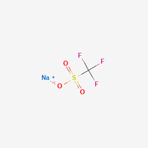 Chemical structure of Sodium trifluoromethanesulfonate