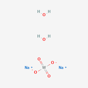 Chemical structure of Sodium tungstate dihydrate