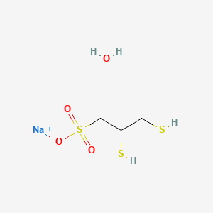 Chemical structure of Sodium2,3-dimercaptopropanesulfonatemonohydrate