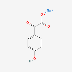 Chemical structure of Sodium 4-hydroxyphenylglyoxylate