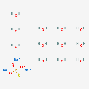 Chemical structure of Sodiumthiophosphatedodecahydrate