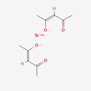 Chemical structure of Strontium acetylacetonate hydrate