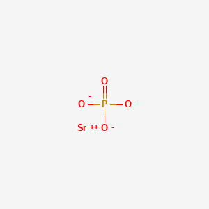 Chemical structure of Strontium hydrogen phosphate