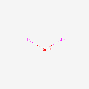 Chemical structure of Strontium iodide