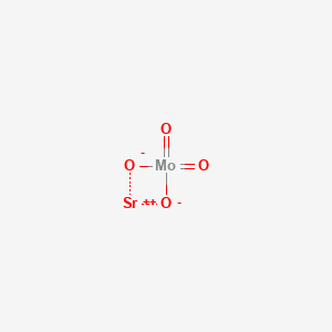 Chemical structure of Strontium molybdenum oxide, 99%