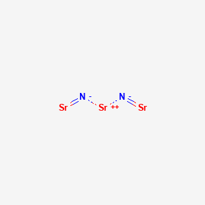Chemical structure of Strontium nitride (Sr3N2)