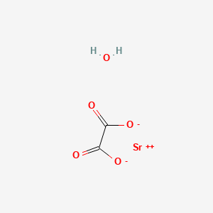 Chemical structure of Strontium oxalate hydrate