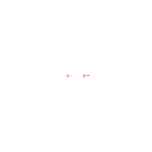 Chemical structure of Strontium oxide