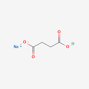 Chemical structure of Monosodium succinate