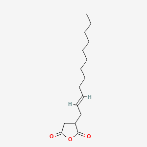 Chemical structure of 2-Dodecen-1-ylsuccinic anhydride
