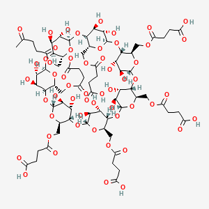 Chemical structure of Succinyl-β-cyclodextrin