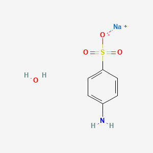 Chemical structure of Sulfanilic acid sodium salt hydrate