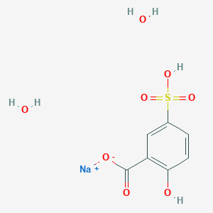 Chemical structure of Sulfosalicylic acid indicator (ss)