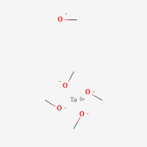 Chemical structure of Tantalum(V) methoxide