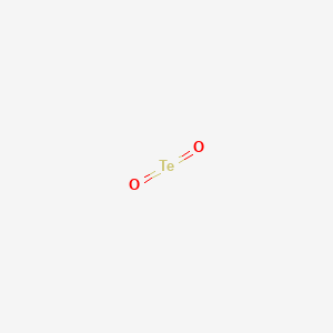 Chemical structure of Tellurium dioxide