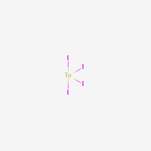 Chemical structure of Tellurium tetraiodide