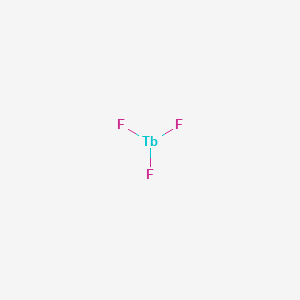 Chemical structure of Terbium fluoride