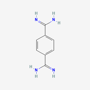 Chemical structure of Terephthalamidine
