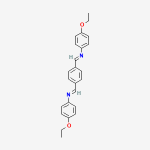 Chemical structure of Terephthalbis(p-phenetidine)