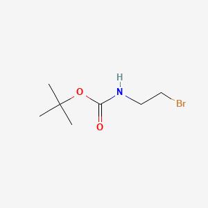 Chemical structure of tert-Butyl (2-bromoethyl)carbamate