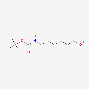 Chemical structure of tert-Butyl (6-hydroxyhexyl)carbamate