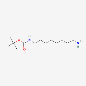 Chemical structure of tert-Butyl (8-aminooctyl)carbamate