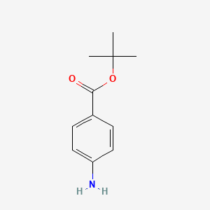 Chemical structure of tert-Butyl 4-aminobenzoate