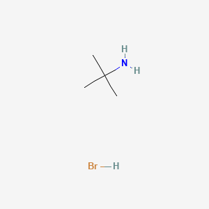 Chemical structure of tert-Butylamine Hydrobromide