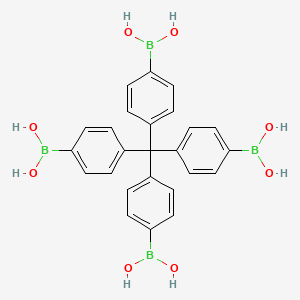 Chemical structure of tetra(4-Hydroxyboryphenyl)methane