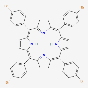 Chemical structure of Tetra(p-bromophenyl)porphyrin
