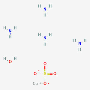 Chemical structure of Tetraamminecopper sulfate monohydrate