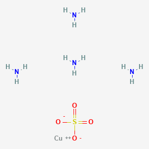 Chemical structure of Tetraamminecopper sulfate