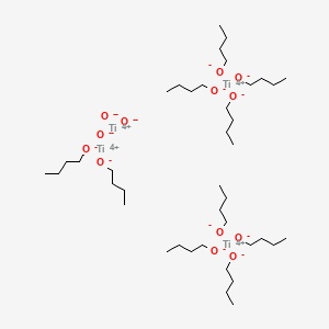 Chemical structure of Tetrabutyl Orthotitanate Tetramer