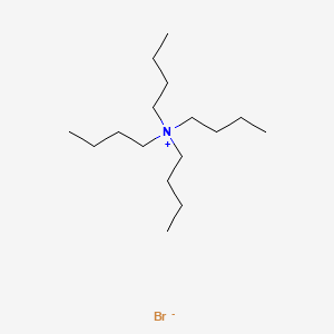 Chemical structure of Tetrabutylammonium bromide