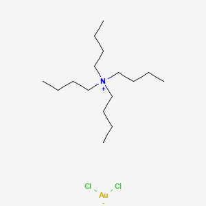Chemical structure of Tetrabutylammonium Dichloroaurate