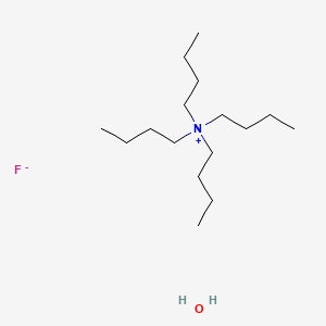 Chemical structure of Tetrabutylammonium fluoride hydrate