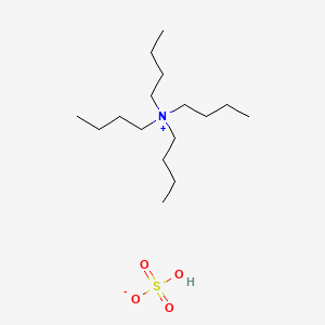 Chemical structure of Tetrabutylammonium hydrosulfate