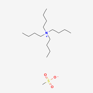 Chemical structure of Tetrabutylammonium methanesulfonate