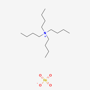Chemical structure of Tetrabutylammonium perrhenate