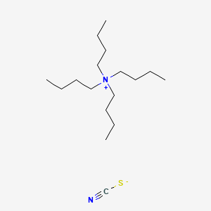 Chemical structure of Tetrabutylammonium thiocyanate