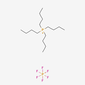 Chemical structure of Tetrabutylphosphonium Hexafluorophosphate