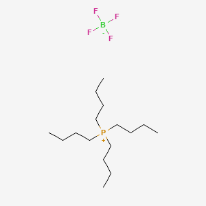 Chemical structure of Tetrabutylphosphonium tetrafluoroborate