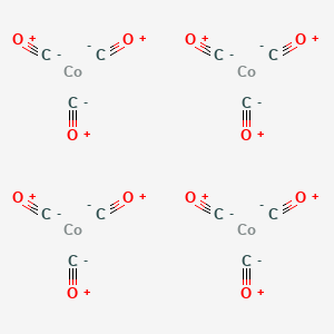 Chemical structure of Tetracobaltdodecacarbonyl