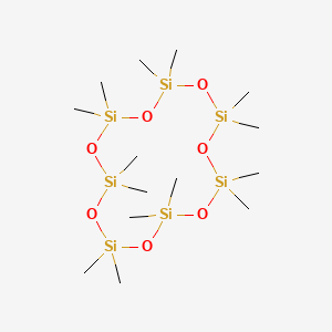 Chemical structure of Tetradecamethylcycloheptasiloxane